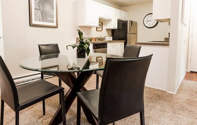 Everett Apartments - Tessera Apartments - Dining Room and Kitchen
