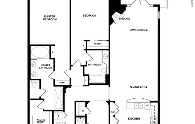 2 beds, 2.5 baths, 1,864 sqft, $4,707