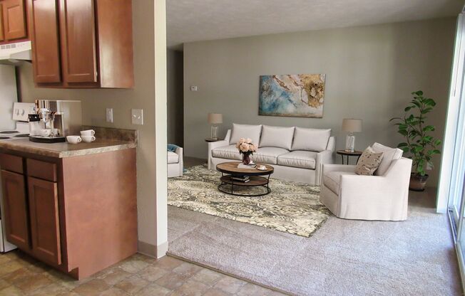 2 beds, 1 bath, 888 sqft, $1,070, Unit 46T-3C