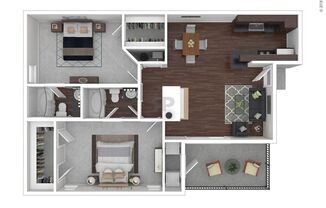 2 beds, 2 baths, 998 sqft, $1,452