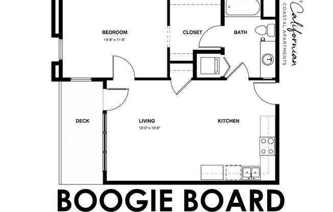 1 bed, 1 bath, 696 sqft, $2,695, Unit 322