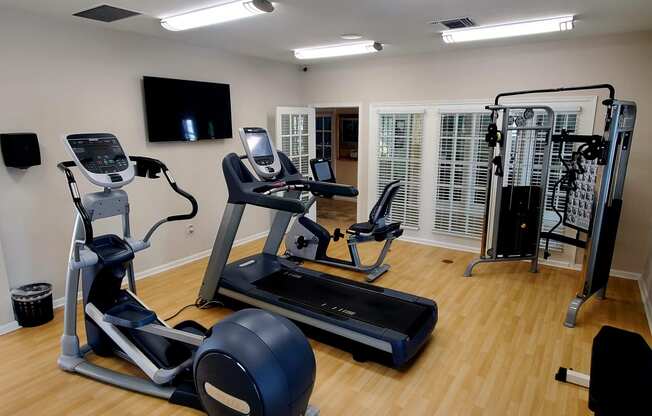 Community Gym at Hampstead Heath Luxury Homes in Hampton VA