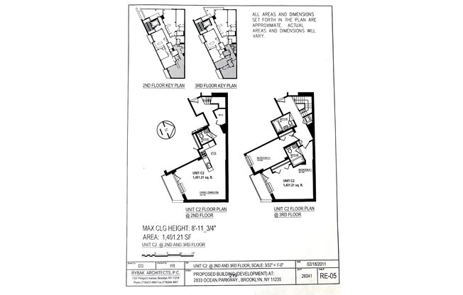 2 beds, 3.5 baths, 1,400 sqft, $3,395, Unit 2C