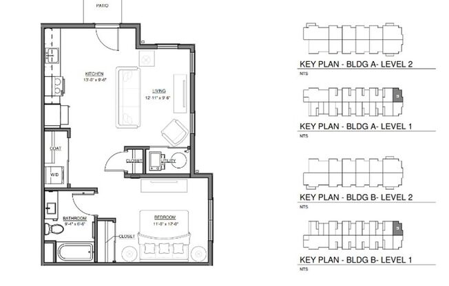 Studio, 1 bath, 637 sqft, $1,395, Unit 1432