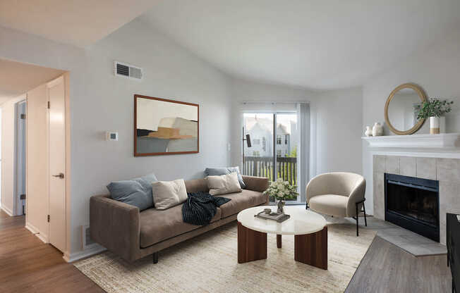 Living Room with Hard Surface Flooring