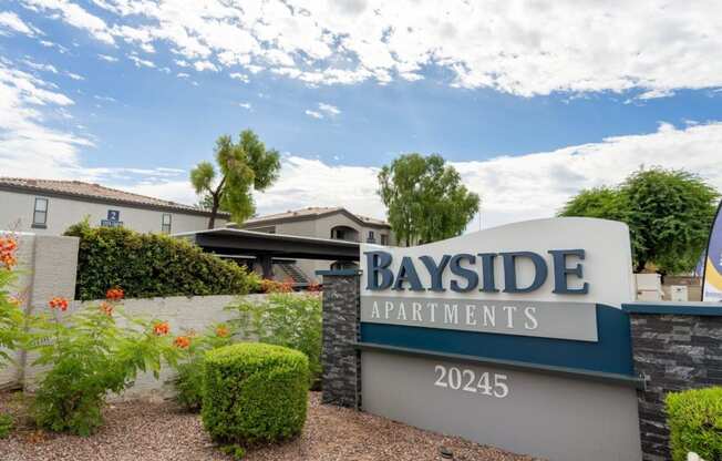 Bayside Apartments Monument Sign