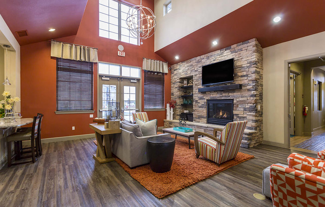 Clubhouse at Solaire Apartments in Brighton, CO