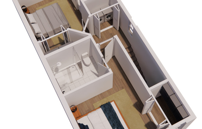 2 beds, 2.5 baths, 1,146 sqft, $2,995, Unit 7828-102