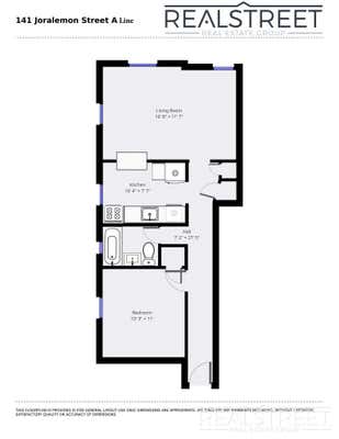 1 bed, 1 bath, $4,250, Unit 2A