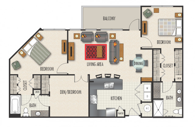 3 beds, 2 baths, 1,430 sqft, $2,120