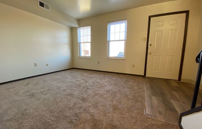 Check out this 3 Br Townhome! Washer & Dryer + Equipped Kitchen with Dishwasher! Call Today!