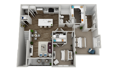 2 beds, 2 baths, 1,111 sqft, $2,120