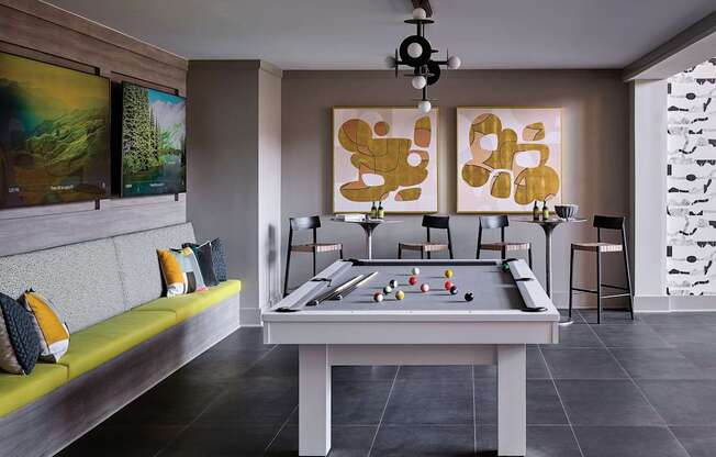 Sports Lounge with Billiards and Multi-Media Center