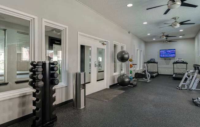 the gym at the estates townhomes