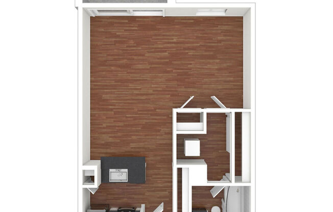 Studio, 1 bath, 562 sqft, $2,785