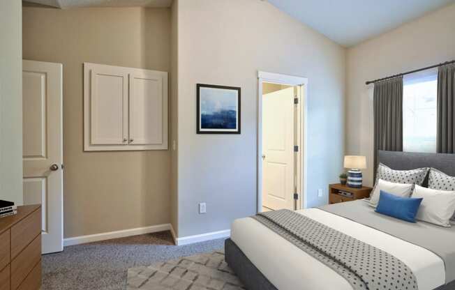 Washougal, WA Lookout at the Ridge Apartments staged Bedroom  2