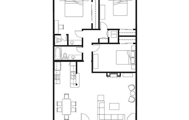 3 beds, 1.5 baths, 1,550 sqft, $3,295, Unit 337