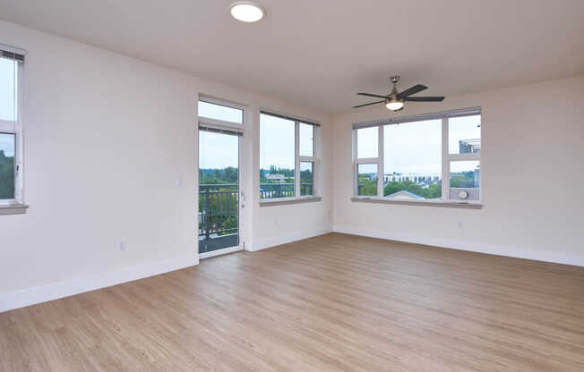 Living Room with Hard Surface Flooring