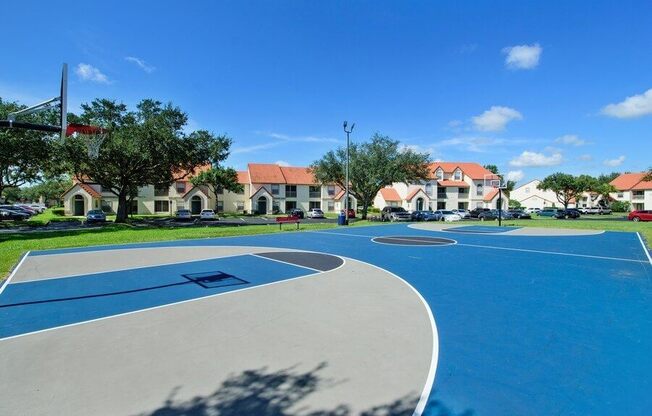 Outdoor sports court