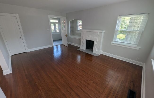 Beautifully renovated 2 bedroom house with new kitchen, bathroom and 2 car garage.
