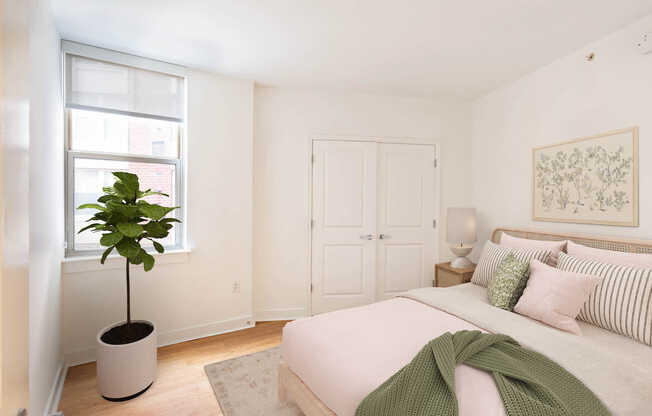 Bedroom with Hard Surface Flooring