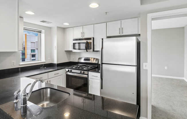 Kitchen with Stainless Steel Appliances