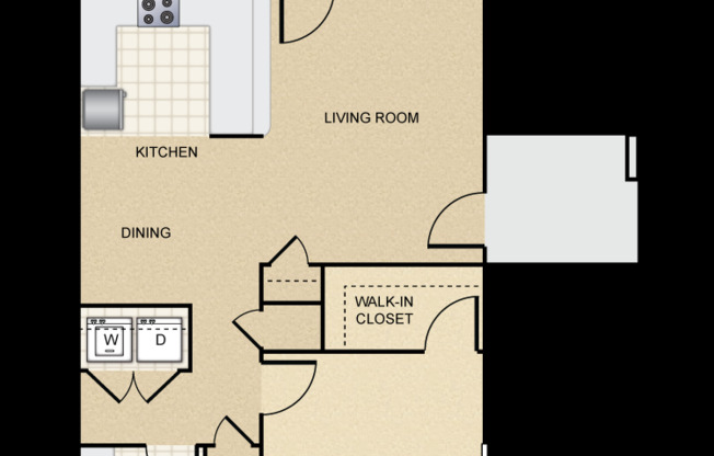 1 bed, 1 bath, 759 sqft, $1,695