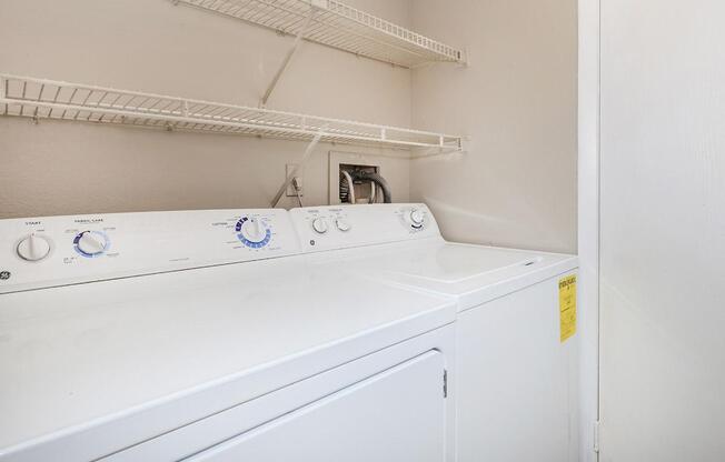 Washer & Dryer In Home