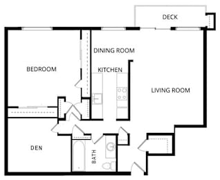 1 bed, 1 bath, 1,080 sqft, $2,373