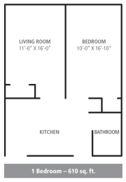 1 bed, 1 bath, 650 sqft, $1,705