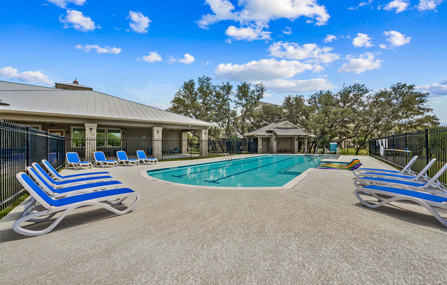 Champions Gate Apartments in San Antonio Pool Deck