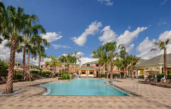 Resort-Style Pool at The Sedona Luxury Apartments in Tampa, FL