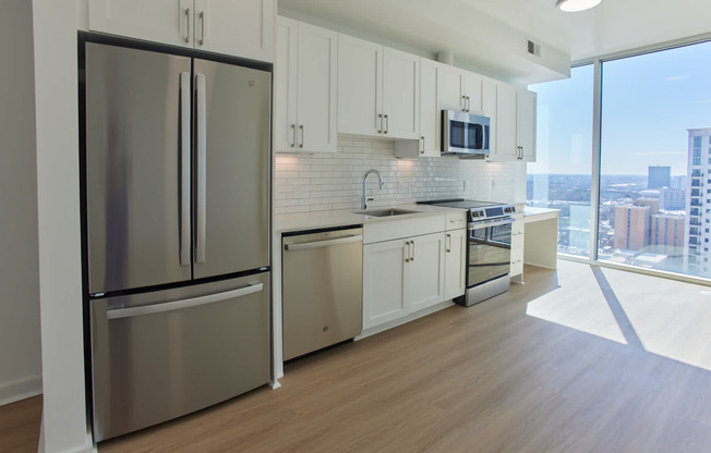 Kitchen with Stainless Steel Appliances