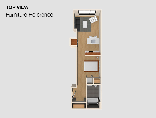 1 bed, 1 bath, $2,350, Unit 310