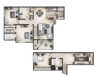 3 beds, 3 baths, 1,663 sqft, $2,673