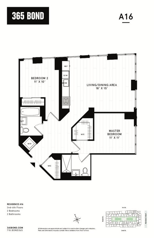 2 beds, 2 baths, $6,650, Unit A616
