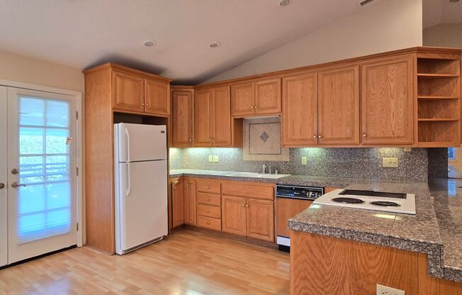Single Family Home, Remodeled Inside and Out, Corner Lot, Vaulted Ceilings, New Carpet, Fireplace!