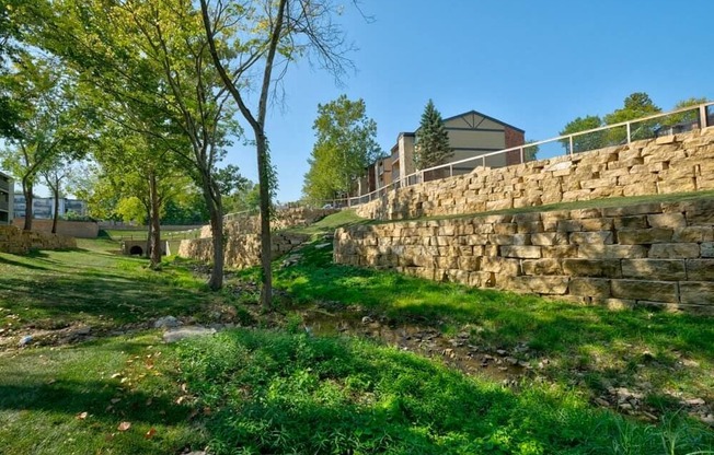 Canyon Creek Apartments - Rock Wall