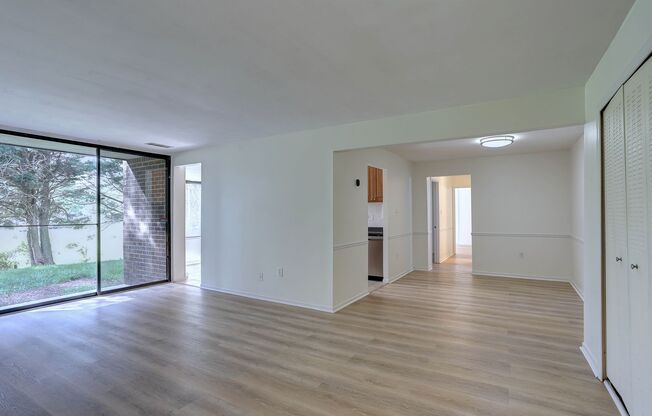 2 BR/2 BA Garden Level Condo