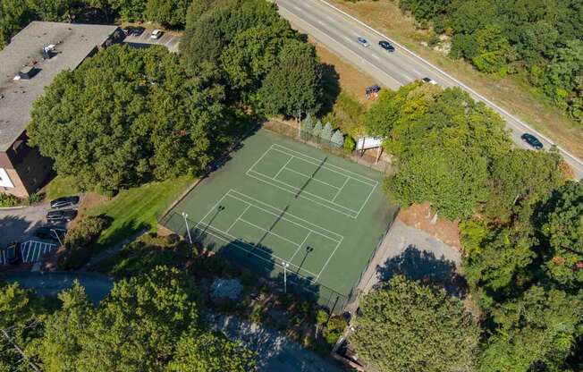 Tennis courts at Weymouth Commons