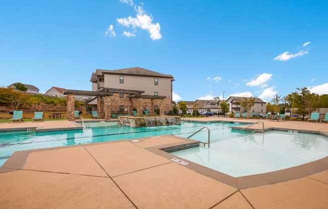 Swimming Pool at Patriot Park Apartment Homes in Fayetteville, NC,28311