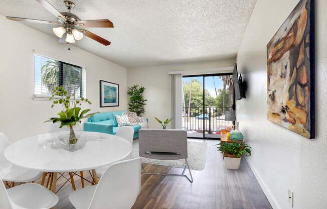 a living room with a couch  at Sherway Villa, California, 91335