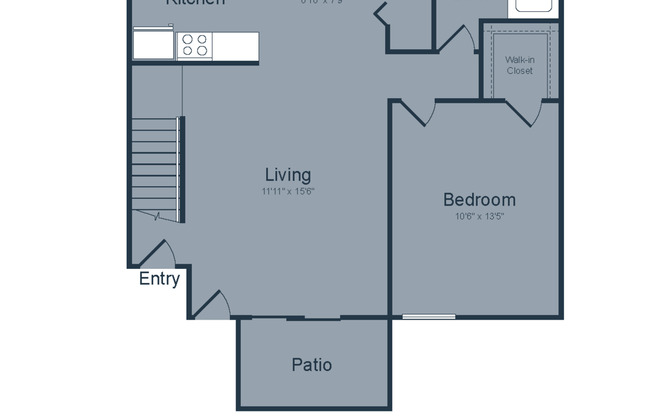 1 bed, 1 bath, 700 sqft, $767