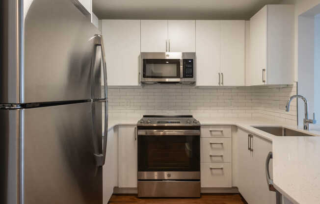 Kitchen with Stainless Steel Appliances