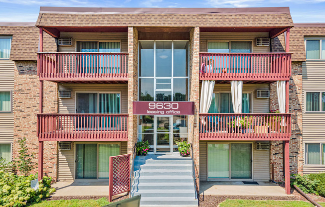 A building with the number 9830 on it.