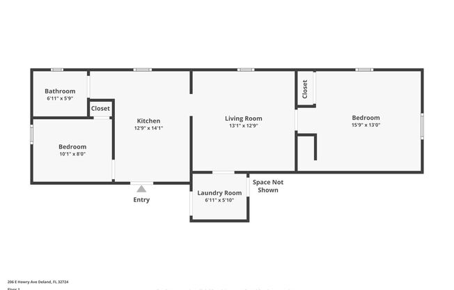 2 beds, 1 bath, $1,295