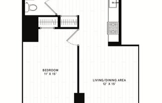 1 bed, 1 bath, $4,190, Unit B211