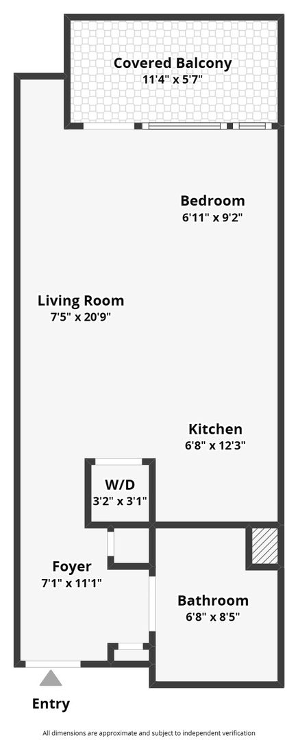 1 bed, 1 bath, $1,950, Unit # 608