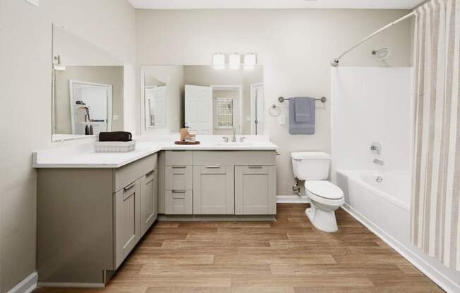 Full Bathroom at Bridgewater Apartments, Duluth, Georgia