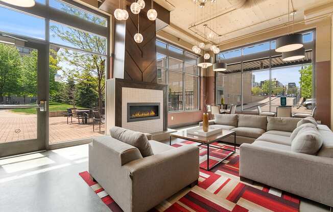 Lobby Area at Buzza Lofts of Uptown, Minneapolis